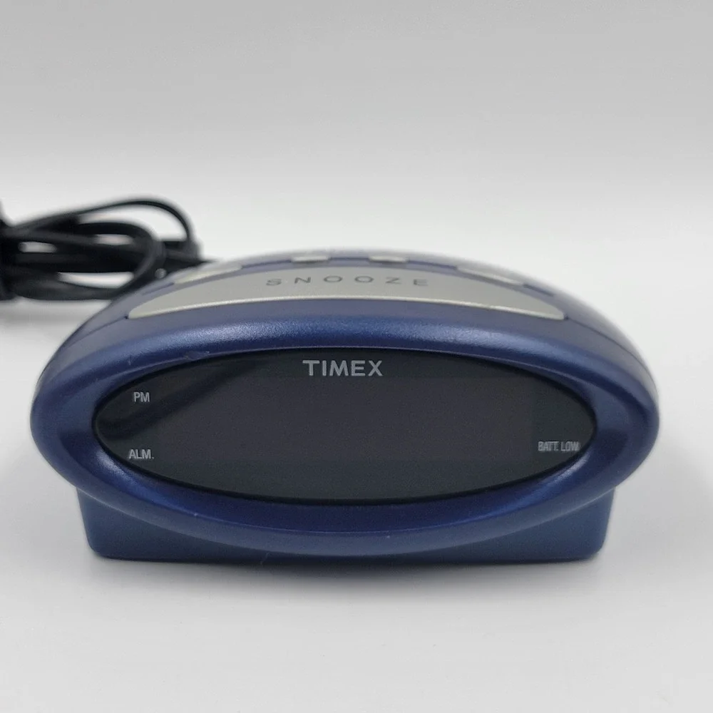 Timex‎ Vintage Retro Digital Alarm Clock T108 Tested, Works